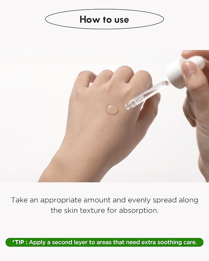 WELLAGE Real Cica Calming Trouble Ampoule - Korean Soothing Serum 95% Madecassoside, Rapid Soothing, Redness Relief, Sebum Control, Improves Freckles and Blemishes, for Acne-Prone Skin, 1.69 fl.oz