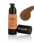 liquid mineral foundation organic natural vegan cruelty free care (Chestnut)