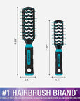 Conair Styling Essentials Brush Set, Full-Size and Mid-Size Vent, Value Pack