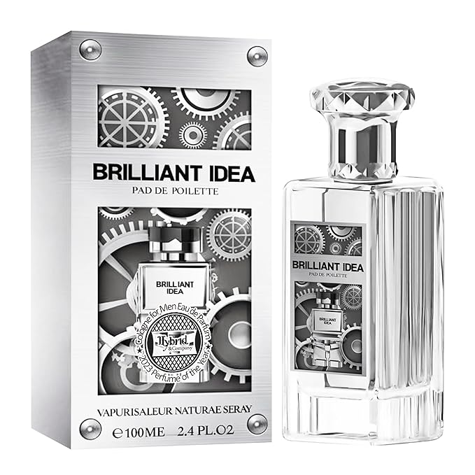 Hybrid & Company Brillian Idea For Men Pour Homme Eau De Toilette Natural Spray 3.4FL.OZ