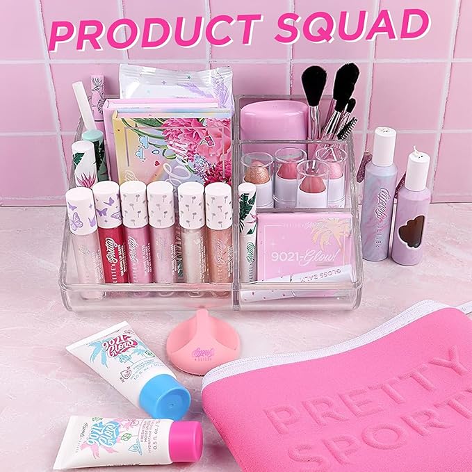 Petite 'N Pretty 10K Shine Lip Gloss for Girls (Glow Down) - Makeup for Kids, Tweens, Teens - High Shine, Soft, Hydrating, Lightweight, Made in the USA