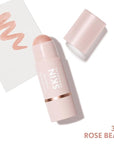 CoverGirl Trublend Skin Enhancer Highlighter Balm Stick, 320 Rose Beam, Highlighter, Vegan Formula, Easy to Use, Glides on Effortlessly, Non-Greasy, Doesn't Crease, 0.21oz