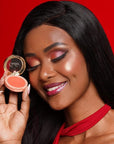 Oulac Luminisers Powdery Blusher for Cheeks Face Glow,Brighten 4.8g