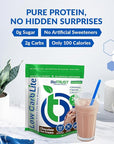 BioTrust Low Carb Lite, 20 Grams of Grass-Fed Whey Protein Isolate, 100 Calories, ProHydrolase Digestive Enzymes, Non-GMO, Free from Soy and Gluten, rBGH-Free (14 Servings) (Chocolate Ice Cream)
