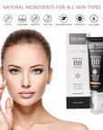 Bellaterra Cosmetics Mineral BB Cream - Tinted Moisturizer & Foundation, Hypoallergenic, Buildable Coverage, Oil-Free, Non-Comedogenic, Vegan, 1.69oz, Medium Tan 105
