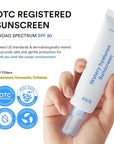 Abib Watery Hyaluron Sunscreen Moisture Tube Broad Spectrum SPF 30 1.69 fl oz / 50ml | Korean Suncreen Suncare Sunblock No White cast Reef Safe Hyaluronic Acid Niacinamide Vitamin C Collagen