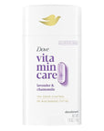 Dove VitaminCare+ Aluminum Free Deodorant Stick for 72H Odor Protection Lavender & Chamomile Breathable Deodorant for Women 2.6 oz