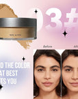Loose Face Powder Glitter Setting Powder Matte Finishing Face