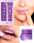 2Pcs Lip Glowy Balm & Lip Women-04Grape