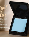 UCANBE Light Blue Single Eyeshadow Palette, Highly Pigmented Matte Eye Shadow Powder, Professional Long-Lasting Waterproof Makeup Palette