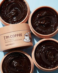 TONYMOLY I'm Coffee Gel To Cream Smoothing Scrub Mask, Gentle Exfoliation, Smooths for Softer Skin, 100 ml