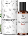 Diffuser Oils Scents - Miami Essential Oil Blend - Luxury Hotel Inspired Home Aromatherapy Diffuser Oil - Pear, Lily of The Valley, Cedar - for Diffuser, Humidifier, Ultrasonic, Reed - 150ML