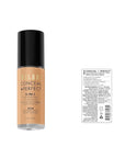 Milani Conceal + Perfect 2-in-1 Foundation + Concealer for a Flawless Complexion, Under Eye Corrector, Cover Redness and Imperfections, Waterproof and Sweatproof - Natural Beige