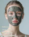 Erinde Recovery Mud Mask - Korean Face Clay Mask, Hydrating & Moisturizing Mud Mask Face, Deep Pore Cleanser, Oil Control & Pore Minimizer, Soothing Wash Off Clay Mask, 2.54 fl oz