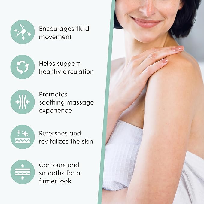 Large Body Gua Sha Tool for Lymphatic Drainage, Cellulite, Sculpting and Sore Muscles, Grip-Friendly Massager with Smooth Resin & Ergonomic Design for Jawline, Neck, Thighs and Stomach by M3 Naturals