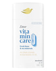 Dove VitaminCare+ Deodorant Stick Fresh Linen & Sea Mineral Aluminum Free 2.6 oz