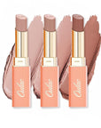 Oulac Nude Hydrating Lipstick Set For Women High Impact Lipcolor Tinted Lip Balm, Nourishing, Satin Finish, Moisturizing Creamy Formula, Vegan Clean Beauty Sensual Glow Rich Crème 01+02+04(SET 1)