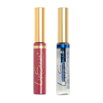 SeneGence LipSense Sassy Z Liquid Lipstick and Glossy Clear Lip Gloss Duo – 18HR Wear, Hydrating, Waterproof, Transfer-Proof