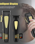 RESUXI Hair Clippers for Men Cordless Hair Trimmer Electric Shavers for Men Set,Professional Barber Clippers for Haircut Grooming Kit+Foil Blade Shaver+Zero Gapped Trimmer,Gift for Him