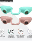Super Sunnies Flex UV Eye Protection, FDA Compliant Tanning Bed Goggles, Red Light Therapy Glasses, 2 Pack