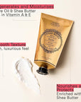 Panier des Sens - Hand Cream for Dry Hands 2.5 fl oz - Long-lasting Hydration and Delicate Rose Scent - Softens and Protects Dry Skin - 20% Shea Butter & Olive Oil - Moisturizing Hands After Washing