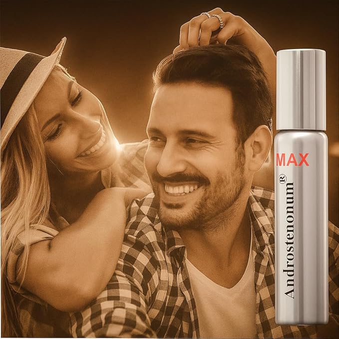 ANDROSTENONUM MAX Pherolec Global Male Pheromone Perfume Oil for Him Real Long-Lasting Original Best Men's Pheromones Cologne Essential Strong Spray Fragrance Essence Extra Strength Man 0.27 fl. oz