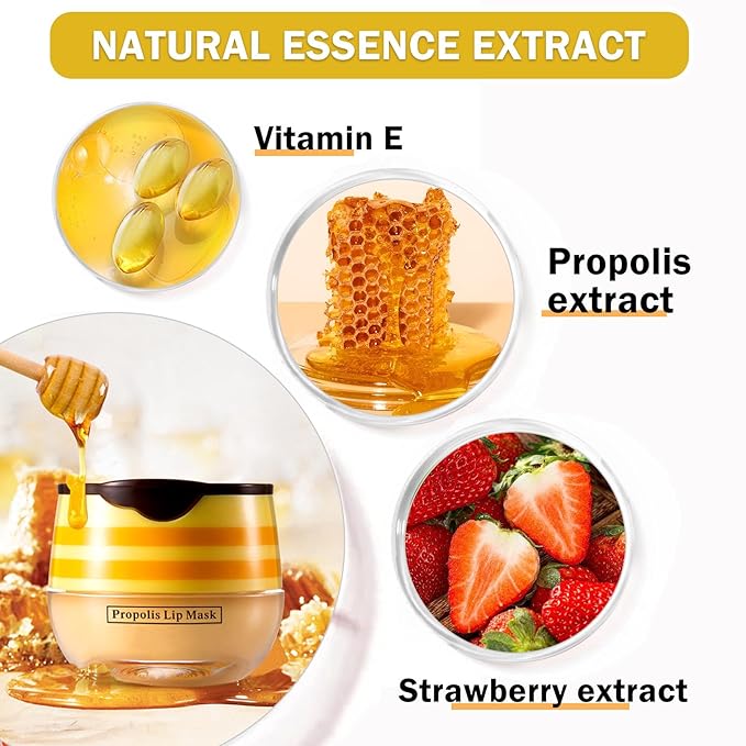 NVLEPTAP 2PCS Bee Lip Balm Honey