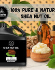 Naturevibe Botanicals Shea Nut Oil 32 Ounces | 100% Pure and Natural | Great for Skin Care and Hair Care