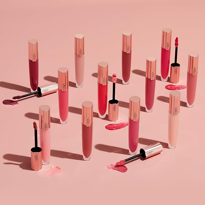 L'Oreal Paris Glow Paradise Hydrating Tinted Lip Balm-in-Gloss with Pomegranate Extract & Hyaluronic Acid, Ultra-Gentle, Non-Sticky Formula, Pristine Pink, 0.23 Fl Oz