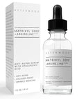Asterwood Matrixyl 3000 + Argireline Serum for Face - Multi Peptide Serum with Hyaluronic Acid - Anti-Aging, Wrinkle Reducing, Collagen Boosting - Fragrance-Free - 1 Fl Oz