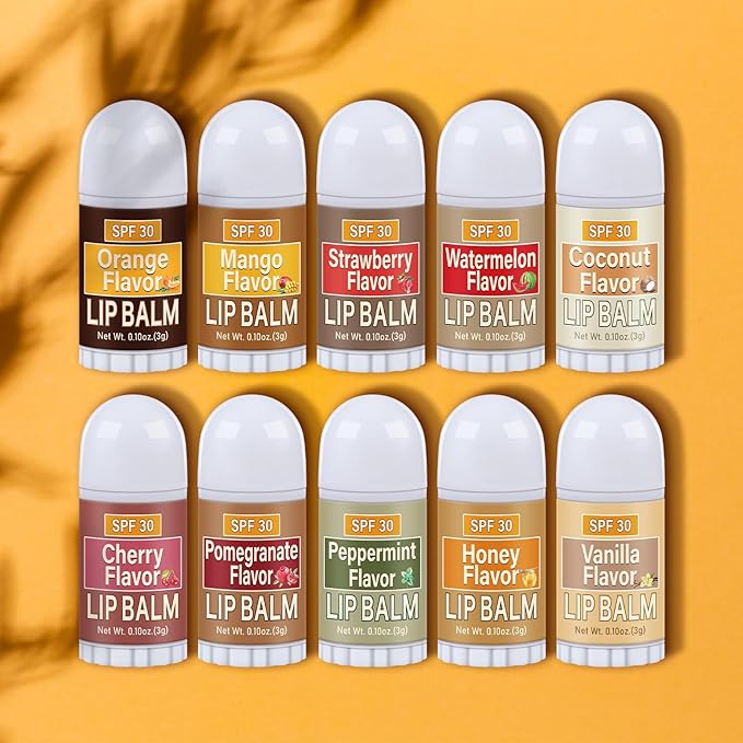 60 Pcs Mini Sunscreen Lip Balms