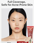 MISSHA M Perfect Cover BB Cream Dual Pack No.23 Natural Beige -Light/Medium with Cool/Neutral Undertone SPF 42 PA +++ 1.69 Fl Oz - Tinted Moisturizer for face with SPF