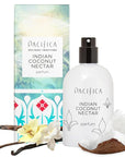 Pacifica Indian Coconut Nectar Spray Perfume, 2 oz – Warm Coconut & Vanilla Gourmand Fragrance for Women Clean Beauty Scent, Long-Lasting Beachy & Layerable, 100% Vegan & Cruelty-Free Made in USA