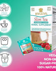 Hyleys Slim Tea Cranberry Flavor - Weight Loss Herbal Supplement Cleanse and Detox - 25 Tea Bags (1 Pack)