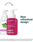 ATTITUDE Foaming Hand Soap, EWG Verified, Plant and Mineral-Based Ingredients, Vegan and Cruelty-free Personal Care Products, Herbal Musk, 10 Fl Oz