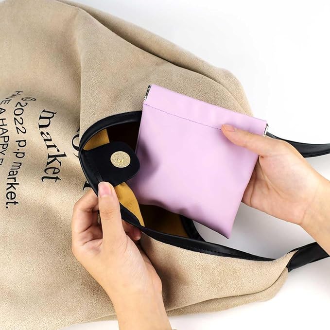 4 pcs cosmetic bag snap