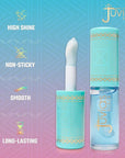 Juvia's Place Magic Lip Oil - Blue Berries - Smooth, Hydrating w/Vitamin E for Soft, Glossy, Juicy Lips - Infused with Fruit Extracts - Tinted, Shimmering, Lightweight & Non-sticky Lip Oil for Summer