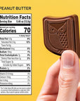 AWAKE - Caffeinated Chocolate Bites - Peanut Butter Milk Chocolate, 50 Bites - 50mg Caffeine - Wrapped Energy Bites - Coffee Alternative - Fairtrade, Gluten Free, Non GMO - 0.48oz