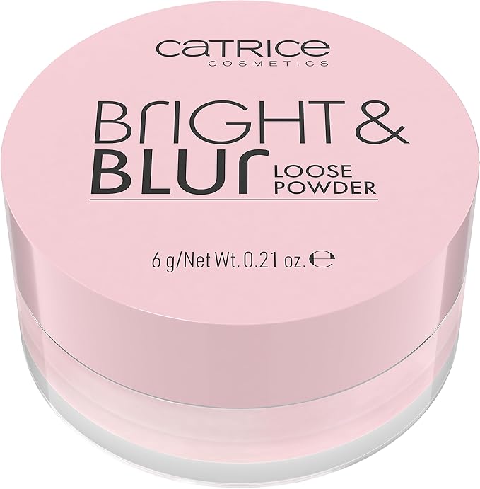 Catrice Bright & Blur Loose Powder | Lightweight, Instant Blur, Soft Matte Finish | Vegan & Cruelty Free (010 | Soft Pink)