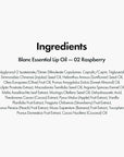 Blanc Essential Lip Oil - 50HR Moisturizing & Hydrating Korean Lip Gloss Makeup with 6 Botanical Extracts - Lightweight, Non-Sticky Clear Essence Overnight Repair 0.15 fl oz (#02 Raspberry)
