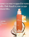 Saltair SPF Body Oil - Broad Spectrum SPF 50 PA++++ Sunscreen. Lightweight Dry Oil with Sun Protection and Moisturizing Kukui & Mongongo Extracts. Pink Beach Scent, 4floz Vacation Essential