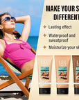 Legs Makeup Waterproof with Brush, No Transfer Body Concealer, Coverage for Vein, Scar, Tattoo for All Skin Tones, 100ML (MEDIUM GLOW)