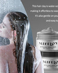 Temporary Silver Gray Hair Spray Color Wax 4.23 oz, Instant Natural Hairstyle Cream Dye, Disposable Coloring Mud for Men Women Youth, Grey Styling Pomades, Party Cosplay DIY Halloween
