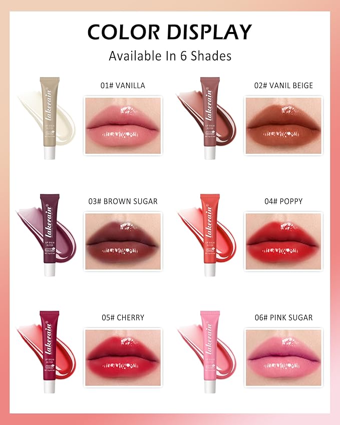 Lip Butter Balm Vanilla Beige, Hydrating Tinted Butter Lip