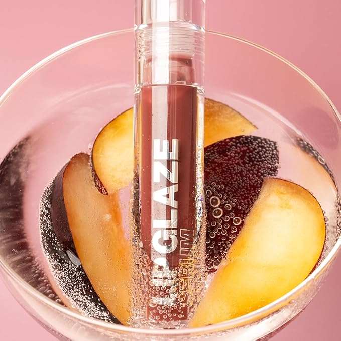 Palladio Lip Glaze Serum, Hydrating Lip Gloss with Peptides & Hyaluronic Acid for Plump, Smooth, and Nourished Lips – Vegan, High-Shine, Non-Sticky Finish (Mocha Martini)