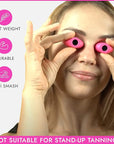 Super Sunnies Slim Flex UV Eye Protection, FDA Compliant Individual Tanning Goggles Eyeshields