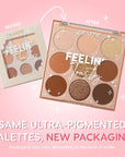ColourPop Eyeshadow Palette - Eye Makeup Palette with Matte, Metallic, Matte Sparkle & Glitter Finishes - High-Pigment Eye Makeup with a Long-Wearing Formula - Feelin' Toasty (0.3 oz)