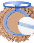 Oil Control Face Pressed Powder,Matte Smooth Flawless Setting Powder Makeup,Waterproof Long Lasting Finishing Powder,Cruelty Free Lightweight Face Cosmetics,0.35Oz(ORANGE HONEY)