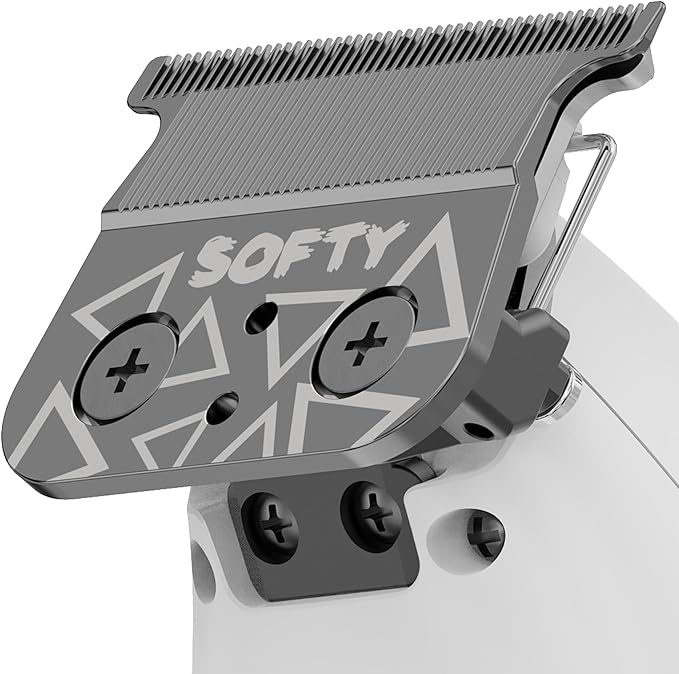 TPOB Play Barber Hair Clippers for Men 7500 RPM with Rubber Grips (White 3 Set)