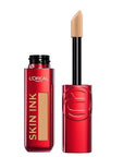 L'Oreal Paris Infallible Skin Ink 2-in-1 Foundation Concealer Hybrid Face Makeup, up to 48HR Transfer-Resistant with Buildable Light to Full Coverage, 318 Tan Cool